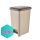 Szemetes pedálos Slim BÉZS 60L, Slim KARTON - 4db