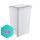 Szemetes pedálos Slim FEHÉR 60L, Slim KARTON - 4db