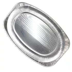 HoReCa ovális alutálca 5 személyes (455x335x20 mm)