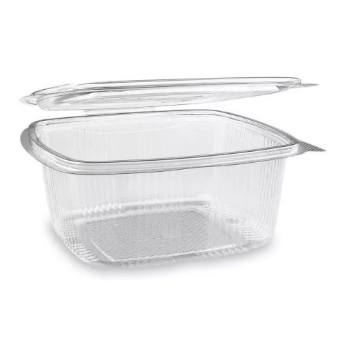 HoReCa egybefedeles szögletes PET doboz (1500 ml)