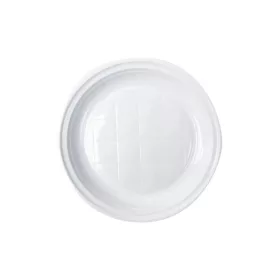 HoReCa Műanyag tányér PP újrahasználható fehér (22 cm)