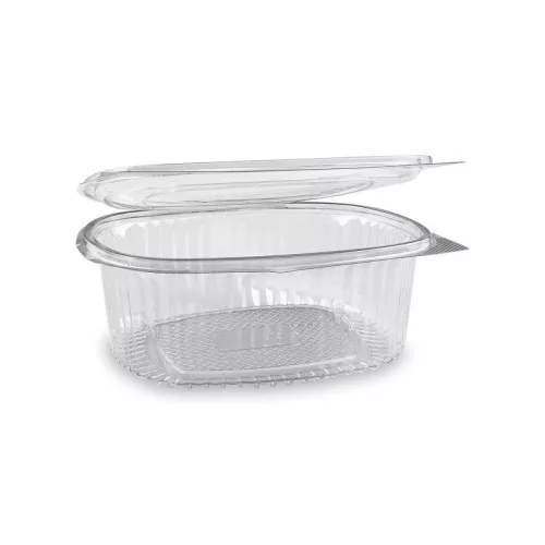 HoReCa egybefedeles doboz ovális PET (1000 ml)