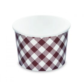 Papír leveses tál mintás 350ml