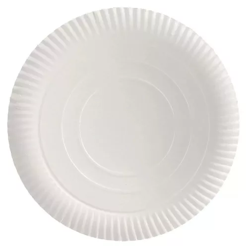 HoReCa kerek papírtányér fehér 33 cm (100 db)