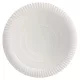 HoReCa kerek papírtányér fehér 33 cm (100 db)