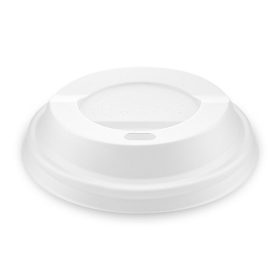 Papírpohár tető fehér - PP 80mm
