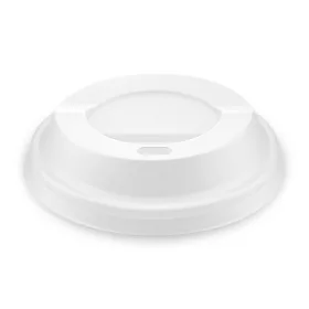 HoReCa Papírpohár tető fehér PP (80 mm)