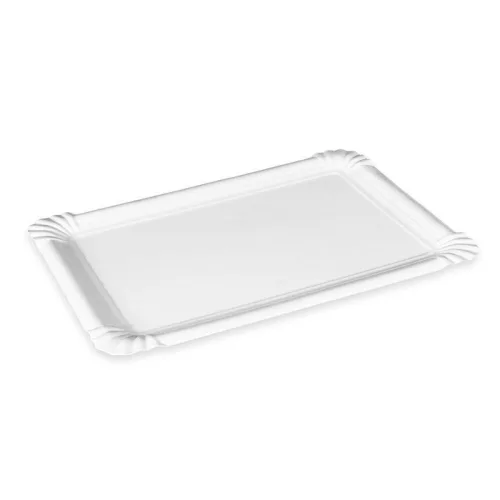 HoReCa papírtálca szögletes fehér (200x275 mm)