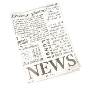   Újságmintás Prémium extra zsírálló csomagolópapír 30x45cm