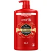 Old Spice Epic Legend férfi 3 az 1-ben tusfürdő, sampon és arclemosó - bourbon vaníliás, dohányos és fás illat - 1000 ml