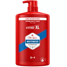   Old Spice Whitewater férfi 3 az 1-ben tusfürdő, sampon és arclemosó - friss, vizes és aromás illat - 1000 ml