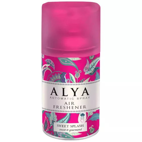 Alya automata légfrissítő utántöltő Sweet Splash - Édes, frissítő illat 250 ml - Freshmatic kompatibilis