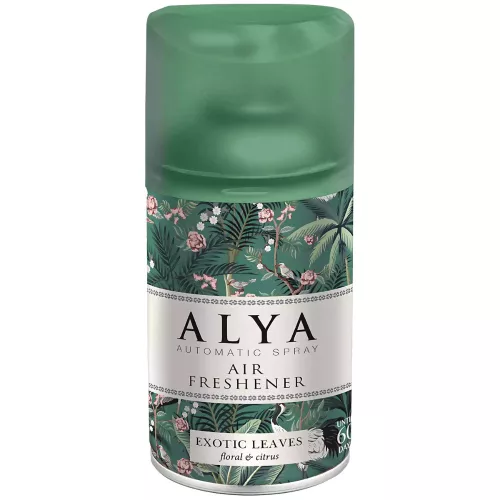 Alya automata légfrissítő utántöltő Exotic Leaves - Egzotikus virág illat 250 ml - Freshmatic kompatibilis