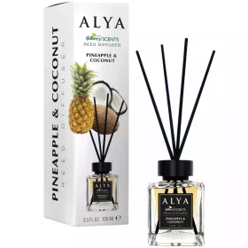   Alya Nature's Scent Reed diffuser pálcikás illatosító Pineapple & Coconut illat 100 ml