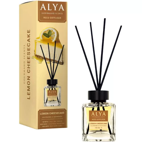 Alya Gourmand pálcikás illatosító Lemon Cheesecake - Citromos sajttorta illat 100 ml