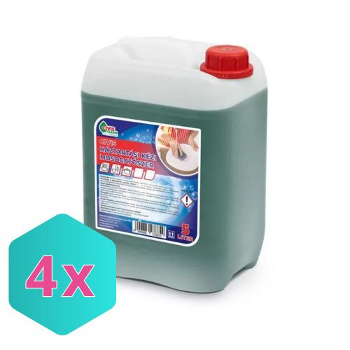Civis Háztartási mosogatószer 5literes kannában KARTON - 4 db
