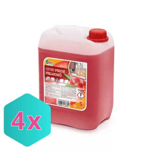 Civis Piros padlófelmosó 5l KARTON - 4 db