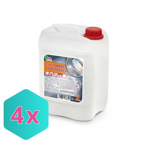 Civis Savas tisztítószer 5 literes kannában KARTON - 4 db