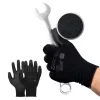 Mercator tech black+black PU mártott kesztyű XL