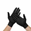 Mercator nitrylex® black púdermentes nitril vizsgálósztyű, fekete, M (100 db)