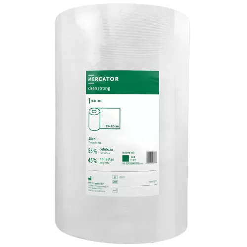 MERCATOR C-P-CLEAN STRONG WHITE ipari törlőkendő 39x32 cm 110 m