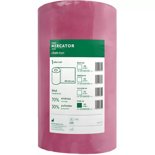 MERCATOR C-P-CLEAN MAX PINK ipari törlőkendő 44 m (6db/karton)