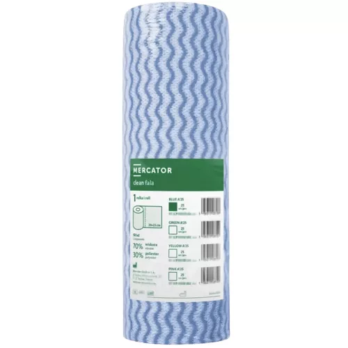 MERCATOR C-P-CLEAN FALA BLUE ipari törlőkendő 23x39 cm 25lap/tekercs (38db/karton)