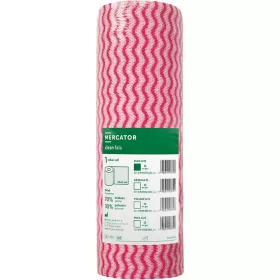   MERCATOR C-P-CLEAN FALA PINK ipari törlőkendő 23x39 cm 25lap/tekercs (38db/karton)