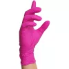 Mercator nitrylex® magenta púdermentes nitril vizsgálókesztyű, L (100 db)