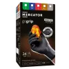 Mercator gogrip black púdermentes nitril kesztyű M (100 db)