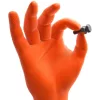 Mercator gogrip orange púdermentes nitril kesztyű M méret (100 db)