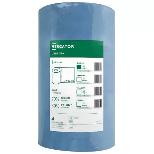MERCATOR C-P-CLEAN MAX BLUE ipari törlőkendő 44 m (6db/karton)