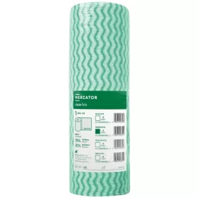   MERCATOR C-P-CLEAN FALA GREEN ipari törlőkendő 23x39 cm 25lap/tekercs (38db/karton)
