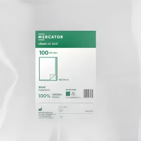   MERCATOR C-P-CLEAN AIR LAID WHITE ipari törlőkendő 40x70 cm 100db/csomag (3csomag/karton)