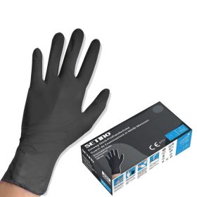 SETINO Nitril gumikesztyű - 5.0g XS 100pcs Fekete
