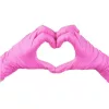 Setino Nitril púdermentes gumikesztyű Pink XS (100 db)