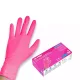 Setino Nitril púdermentes gumikesztyű pink S (100 db)