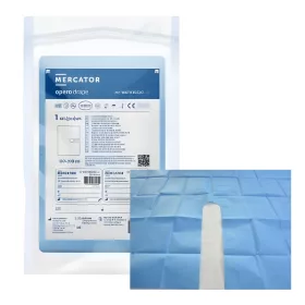   MERCATOR Opero steril kendő U nyílással - 180x260 cm, 10x100 (33db/karton)