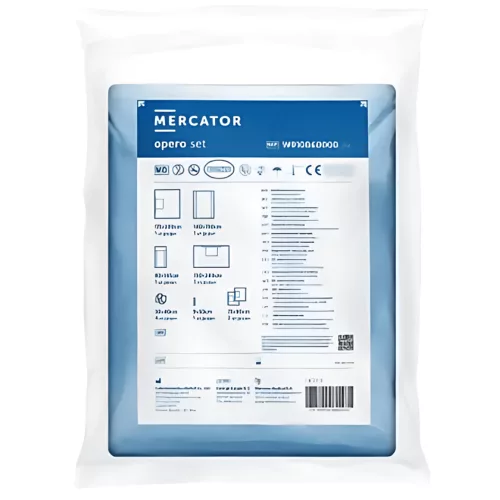 MERCATOR Opero izoláló szett steril, univerzális, piros Mayo (8 db/szett)