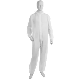 MERCATOR Coverall Overál flíz, fehér L (25db/csomag)