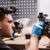 Guarder Industry Gumikesztyű Nitril Kék Púdermentes "S" 3,5g 100 db/doboz (10 doboz/karton)