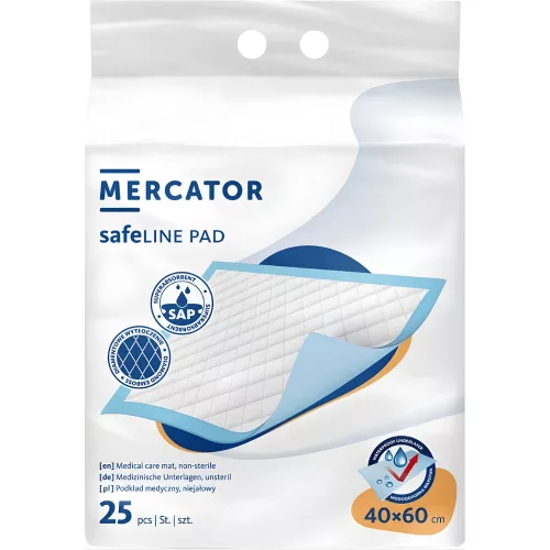 MERCATOR Betegalátét 40x60 cm, nem steril (25db/csomag)