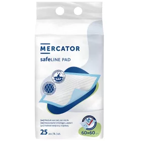 MERCATOR Betegalátét 60x60 cm, nem steril (25db/csomag)