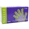 Maxter Gumikesztyű Latex Púderes "L" 5,5g 100 db/doboz (10 doboz/karton)