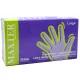 Maxter Gumikesztyű Latex Púderes "L" 5,5g 100 db/doboz (10 doboz/karton)