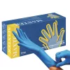 Maxter Gumikesztyű Nitril Kék Hosszú Púdermentes "L" 5,7g 100 db/doboz (10 doboz/karton)