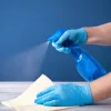 Maxter Gumikesztyű Nitril Kék Hosszú Púdermentes "L" 5,7g 100 db/doboz (10 doboz/karton)