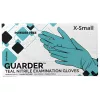 Guarder Gumikesztyű Nitril Kékeszöld Púdermentes "XS" 3,4g 100 db/doboz (10 doboz/karton)
