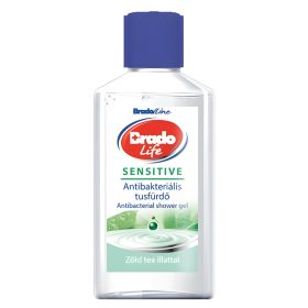 BradoLife Sensitive antibakteriális tusfürdő zöld tea illattal (50 ml)