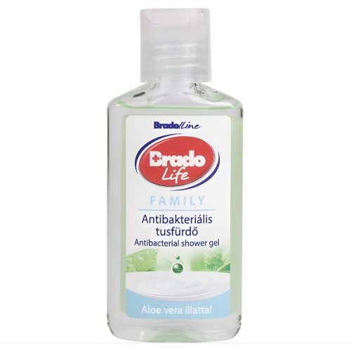 BradoLife Family antibakteriális tusfürdő aloe vera illattal (50 ml)